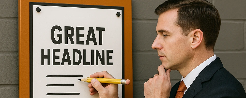 نکات نوشتن تیتر جذب کننده در آگهی تبلیغاتی